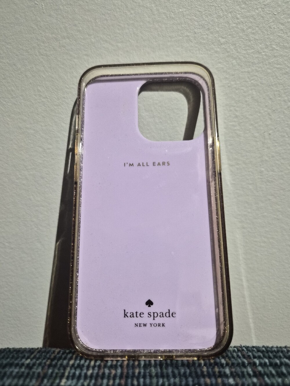 Kate Spade Im All Ears Glitter Iphone 13 PRO Phone Case